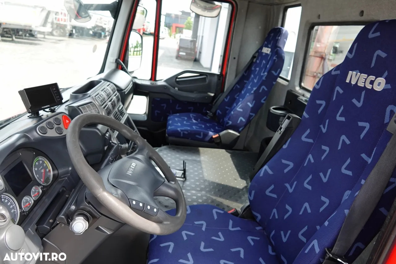 Iveco STRALIS / 6X2 / CARRIER + HDS HIAB XS 166 / AXIE ELEVABILĂ / RAMPE HIDRAULICE / TROLIU / ASISTENȚĂ RUTIERĂ / EURO 5 EEV - 26