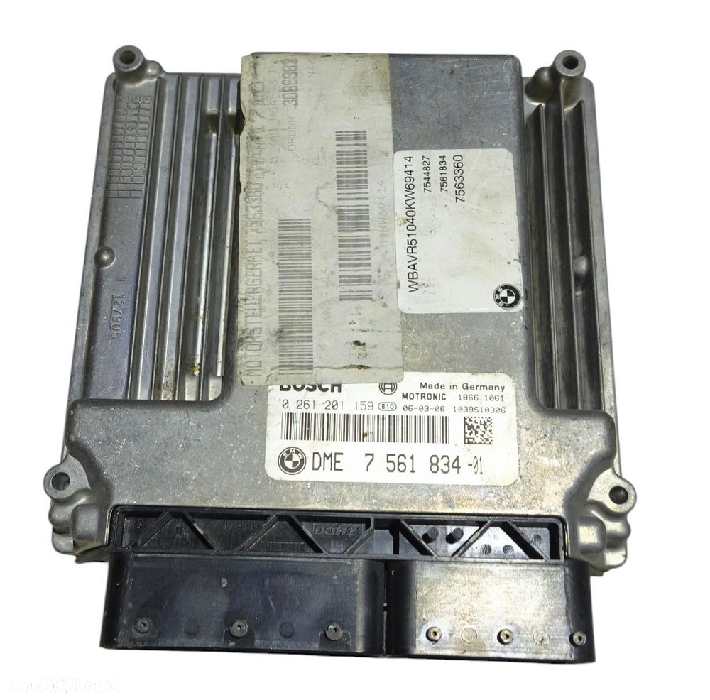 BMW 1 E91 E90 06r 2.0 B STEROWNIK KOMPUTER SILNIKA 7561834 - 1