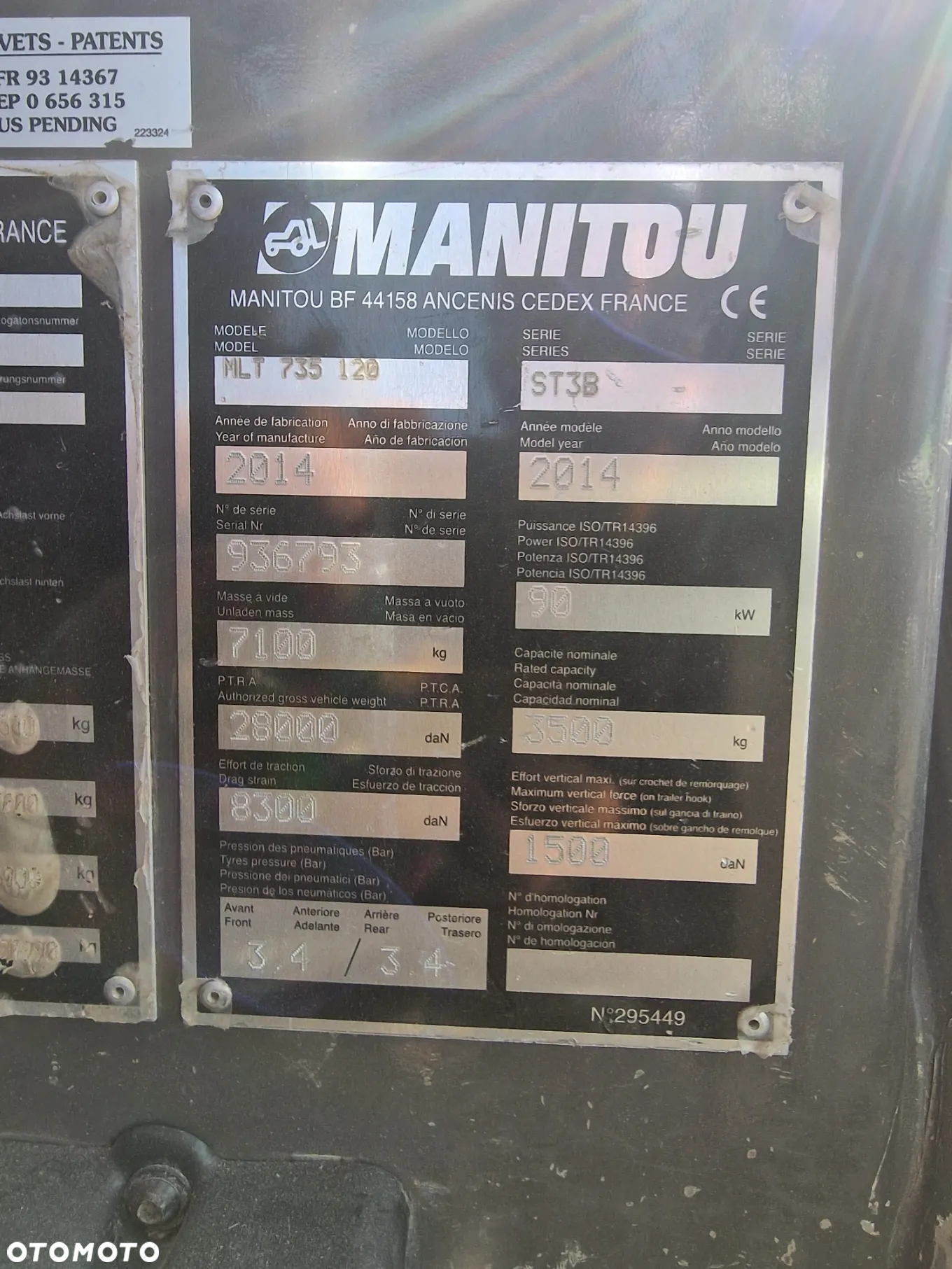 Manitou MLT735.120, 2014r, 7m - 4
