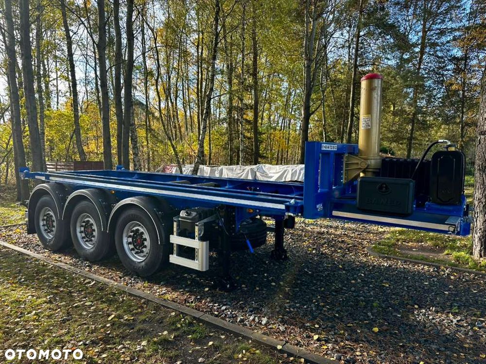 Inny MEGA TRAILERS - naczepa do przewozu kontenerów z wywrotem! z własną hydrauliką wywrotu! - 13