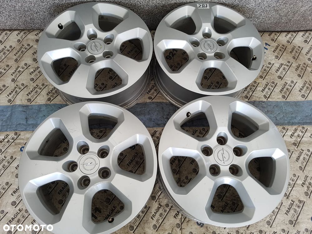 FELGI ALU ORYGINAŁ  OPEL ASTRA H ZAFIRA B MERIVA B COMBO 5X110  6,5jx15 ET37 - 2