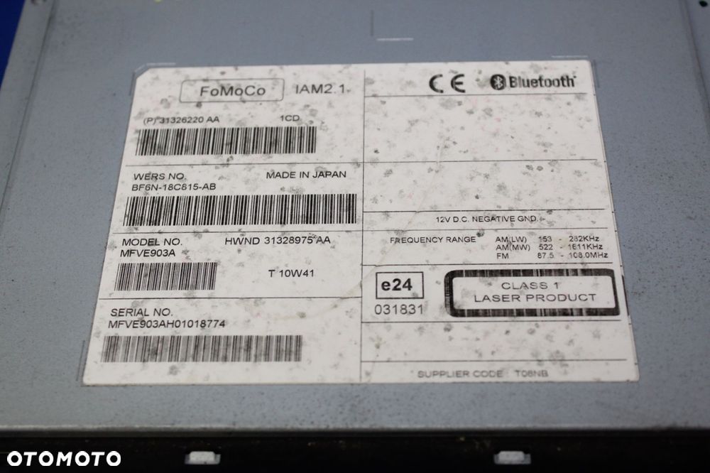 VOLVO XC60 S60 V60 S80 CZYTNIK PŁYT CD RADIO - 3
