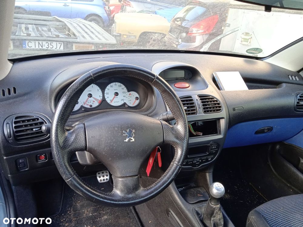 Na części Peugeot 206 CC Cabrio 2.0 16V lakier EYLC silnik RFN skrzynia klapa błotnik drzwi - 3
