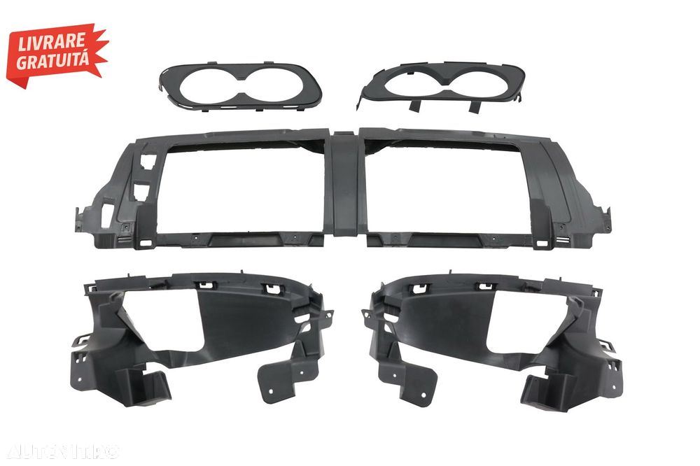 Difuzor Bara Spate cu Ornamente Evacuare Crom Mercedes GLE W167 SUV (2019-Up) GLE5- livrare gratuita - 15