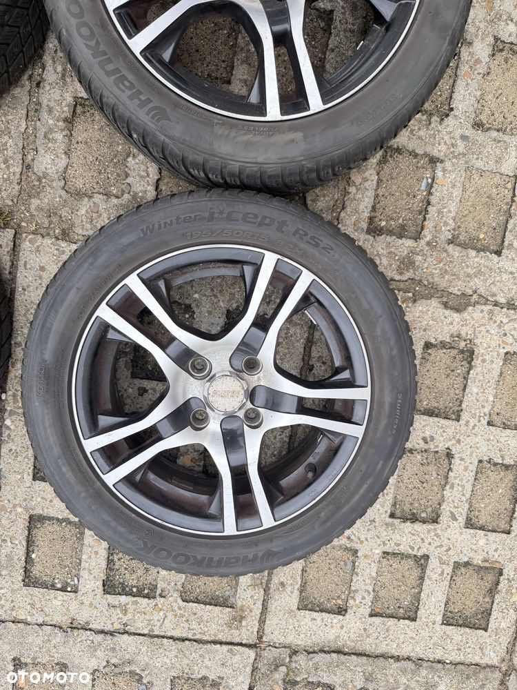 Koła felgi 4x108 R15 opony zimowe 195/50R15 - 5