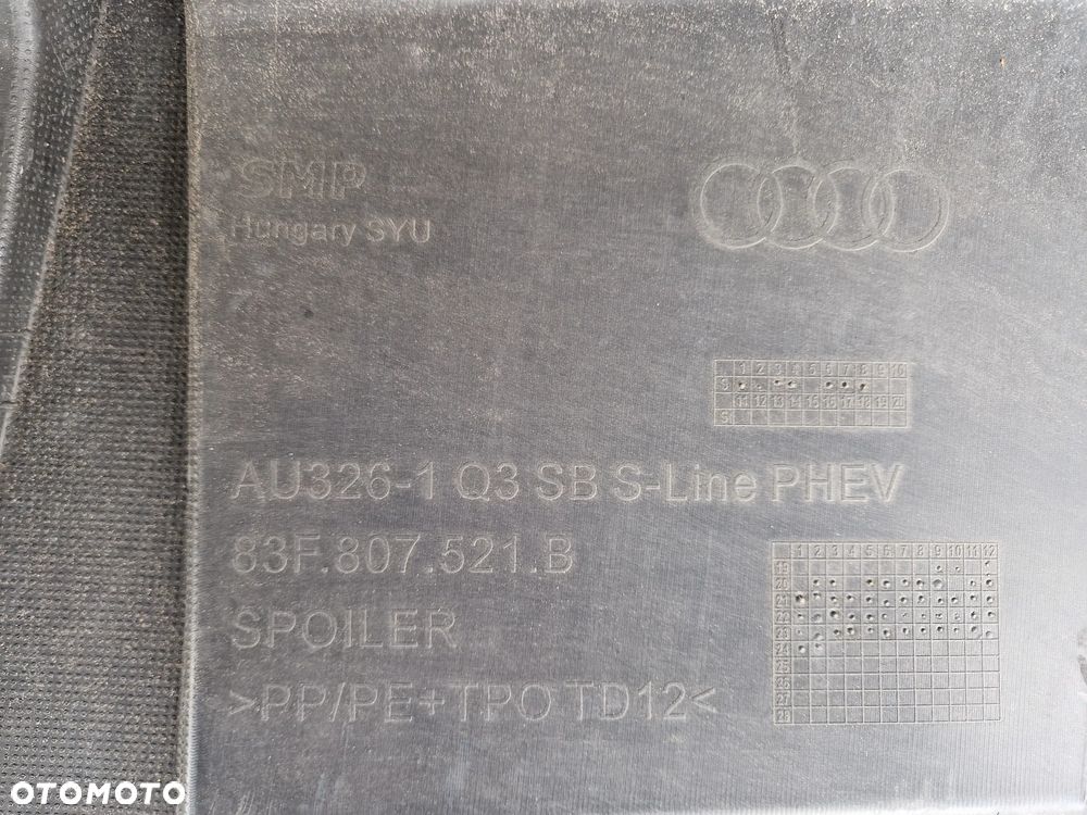 ZDERZAK TYLNY AUDI Q3 II SPORTBACK 2018-- S-LINE PDC 4SZT - 14