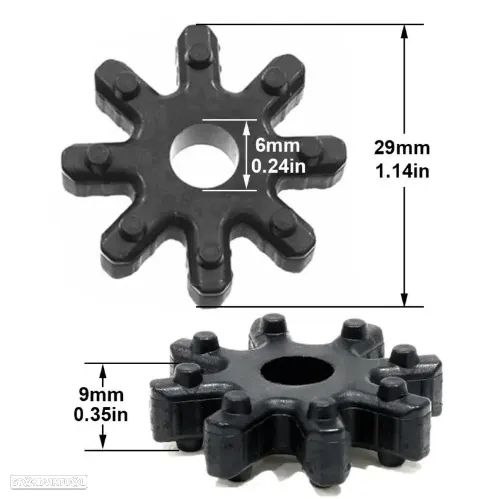 Casquilho coluna direcção Hyundai e Kia 108j2219  NOVO - 2