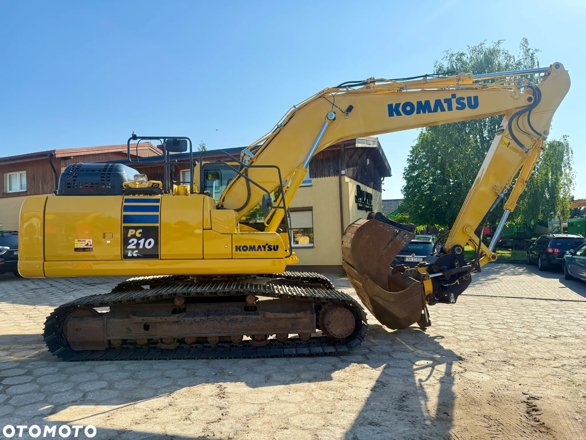 Komatsu koparka gąsienicowa PC210 PC210LC-11 głowica z szczypcami ENGCON 2 łyżki 3900h 2018 webasto centralne smarowanie - 5