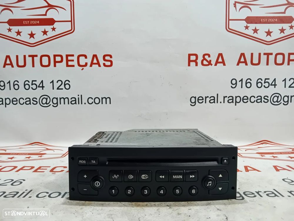 Auto Rádio Peugeot 206 1007 307 96545978XT01 Original - 1