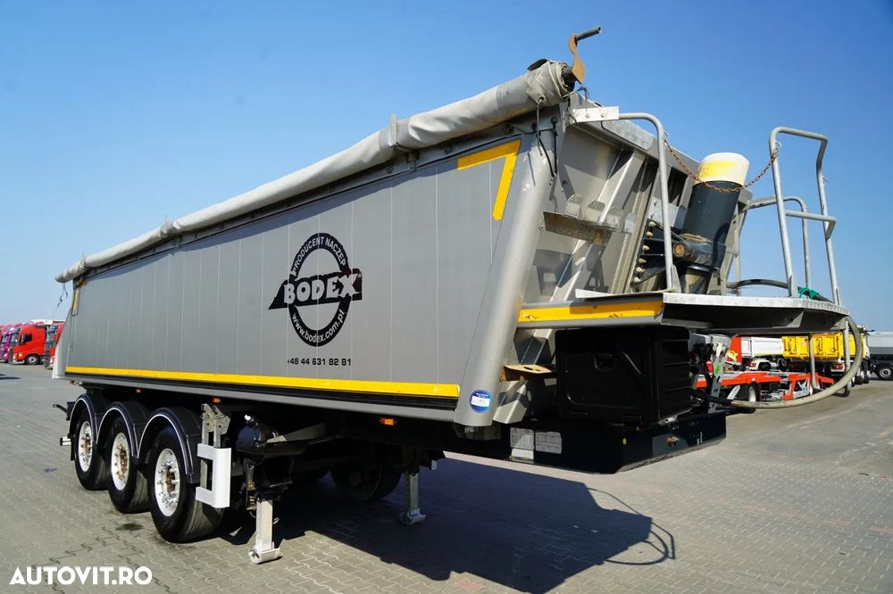 Bodex BASCULĂ BODEX 25 m3 / ALUMINIU / 2X AXE RIDICATIVE / 5.300 KG / JANTE DIN ALIAJ / - 2