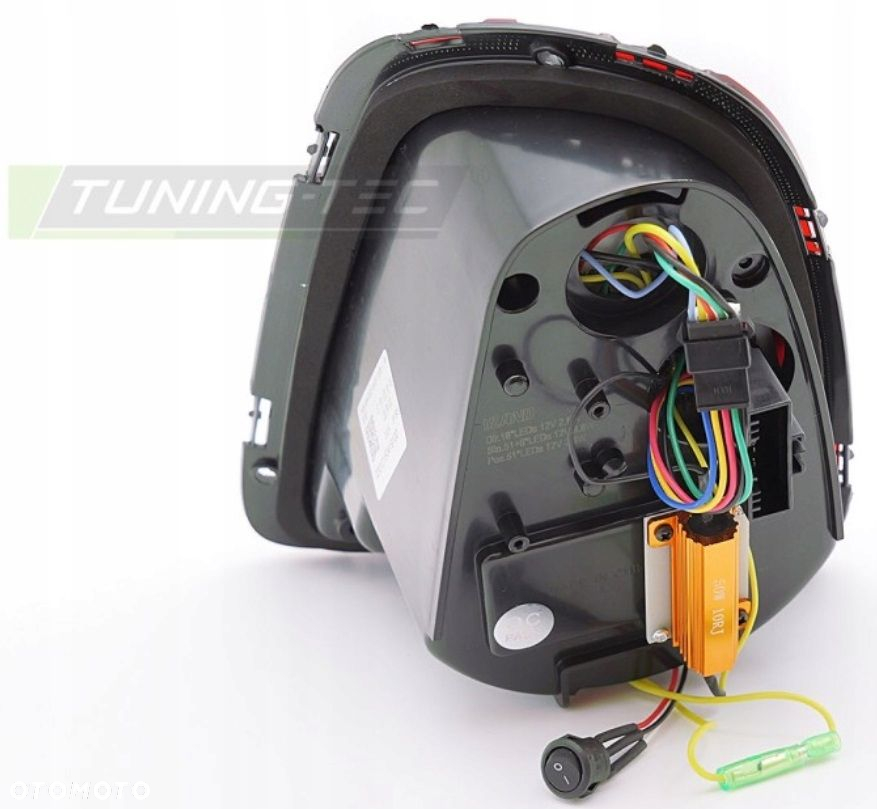 Lampy tyl kpl Vland Full Led Red Union Tuning Mini Cooper r56 r57 r58 r59 - 5