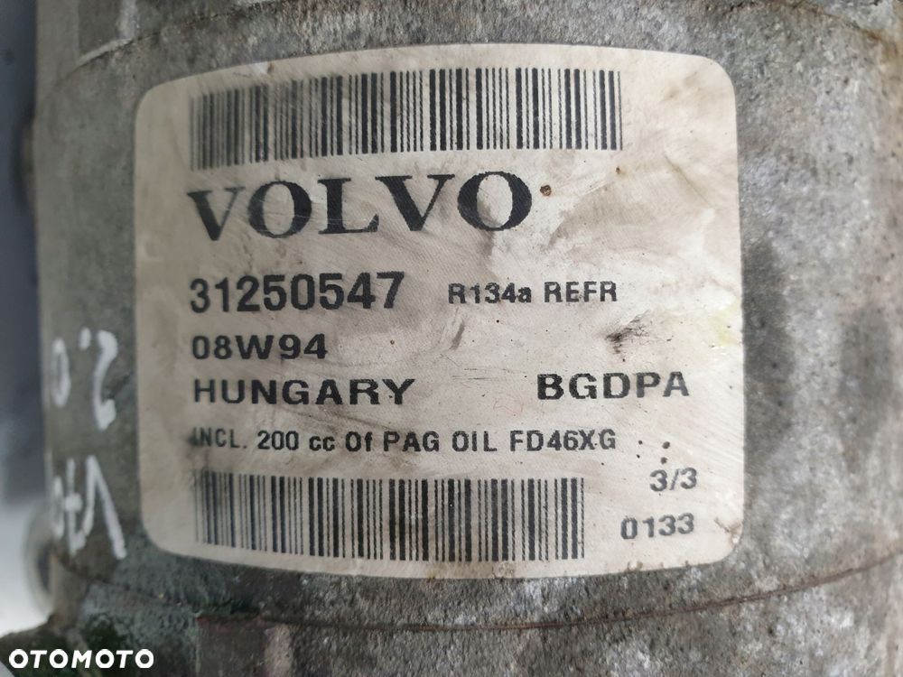 SPRĘŻARKA KLIMATYZACJI Volvo S40 II V50 2.0 16V _ - 16