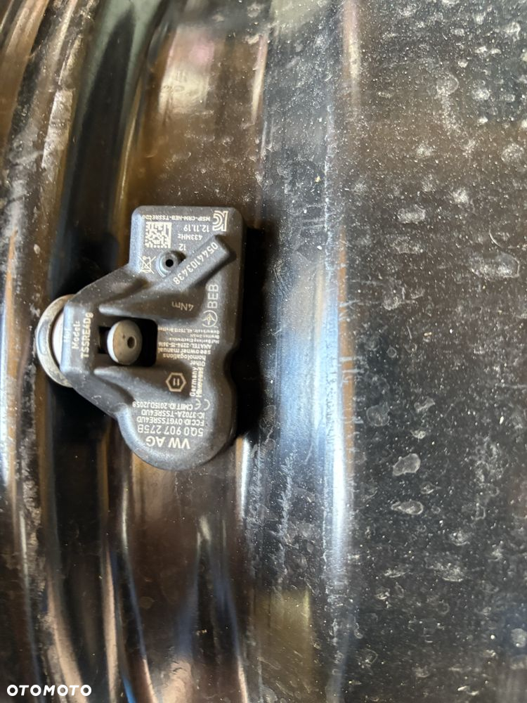 5x112 6,5Jx16 ET48 TPMS CZUJNIKI Vw 57,1 seat skoda felgi stalowe - 6