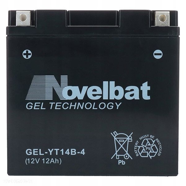 Akumulator Novelbat GEL-YTX14B-4 12Ah 130A L - 3