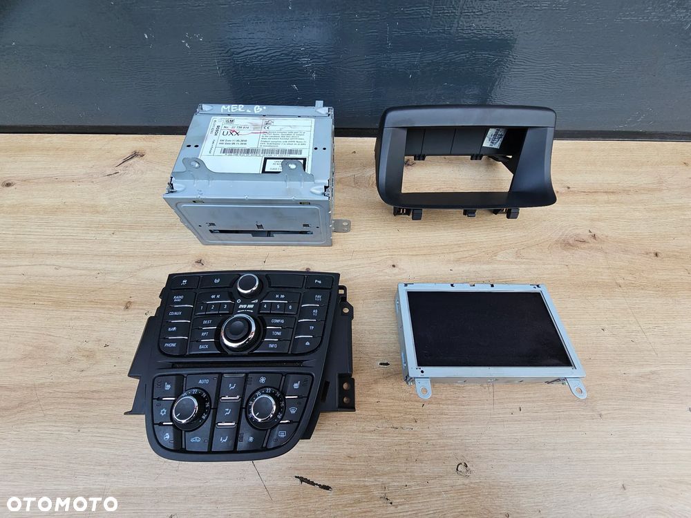 RADIO NAWIGACJA KOLOROWA OPEL MERIVA B DVD 800 NAVI CZARNA KOMPLET EUROPA - 2