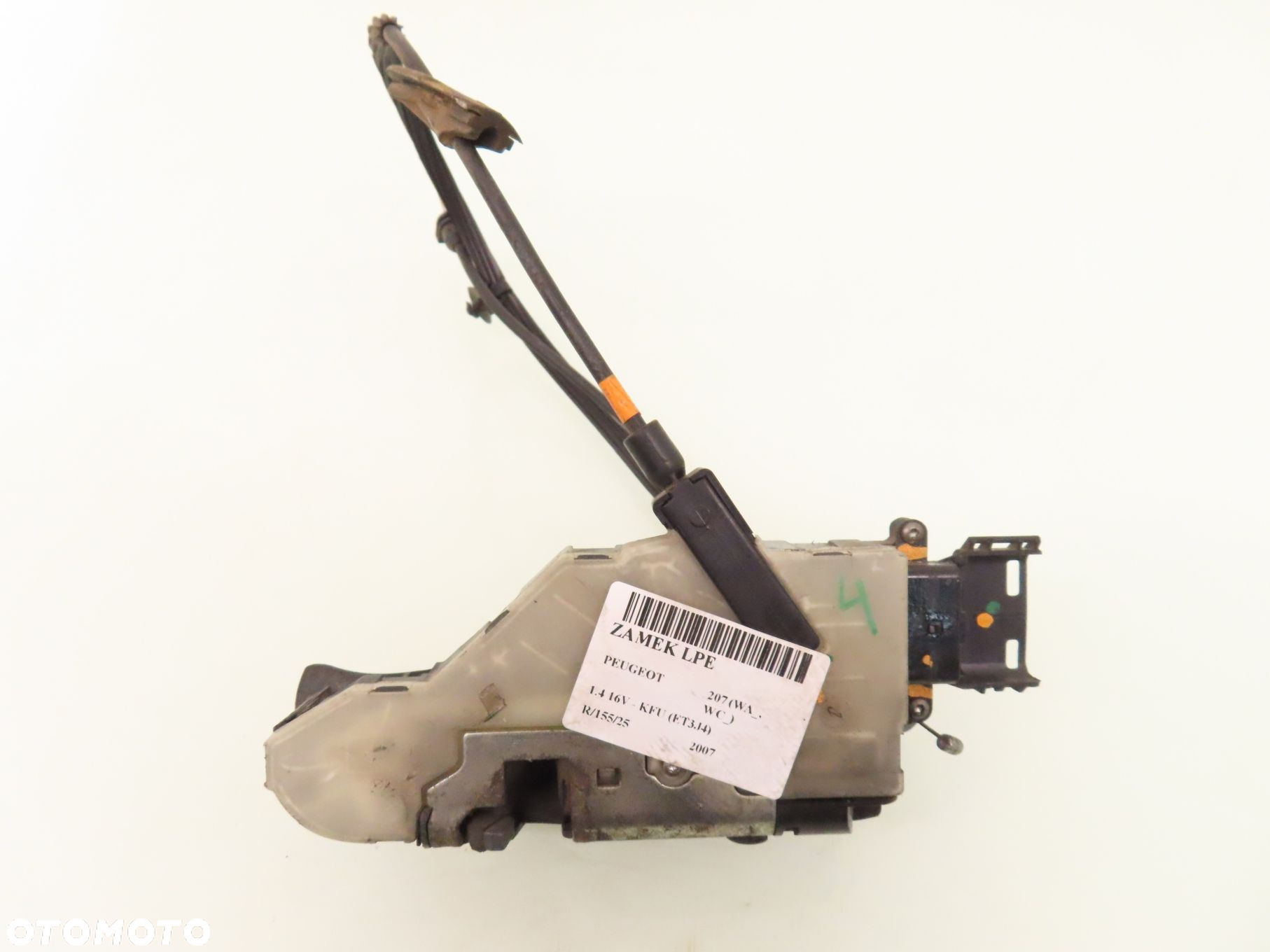 ZAMEK LEWY PRZEDNI PEUGEOT 207 24090816 6 PIN - 3