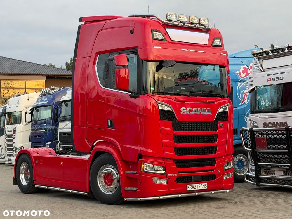 Scania 580s Scania z Niemiec ASO kontrakt serwisowy idealny stan v8 4x2 - 3