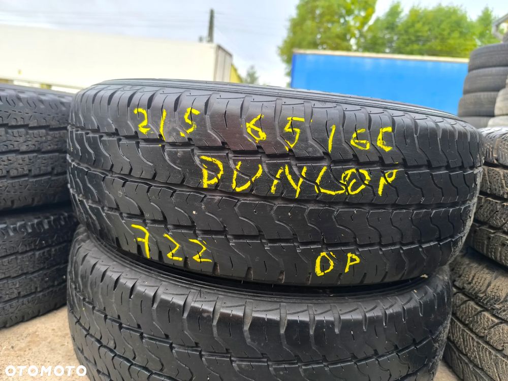 215/65R16C 16 C 109/107T Opony Letnie Lato DUNLOP ECONODRIVE ECONO DRIVE 7mm Legnica ALU-RAD 22r. 215/65 - 2