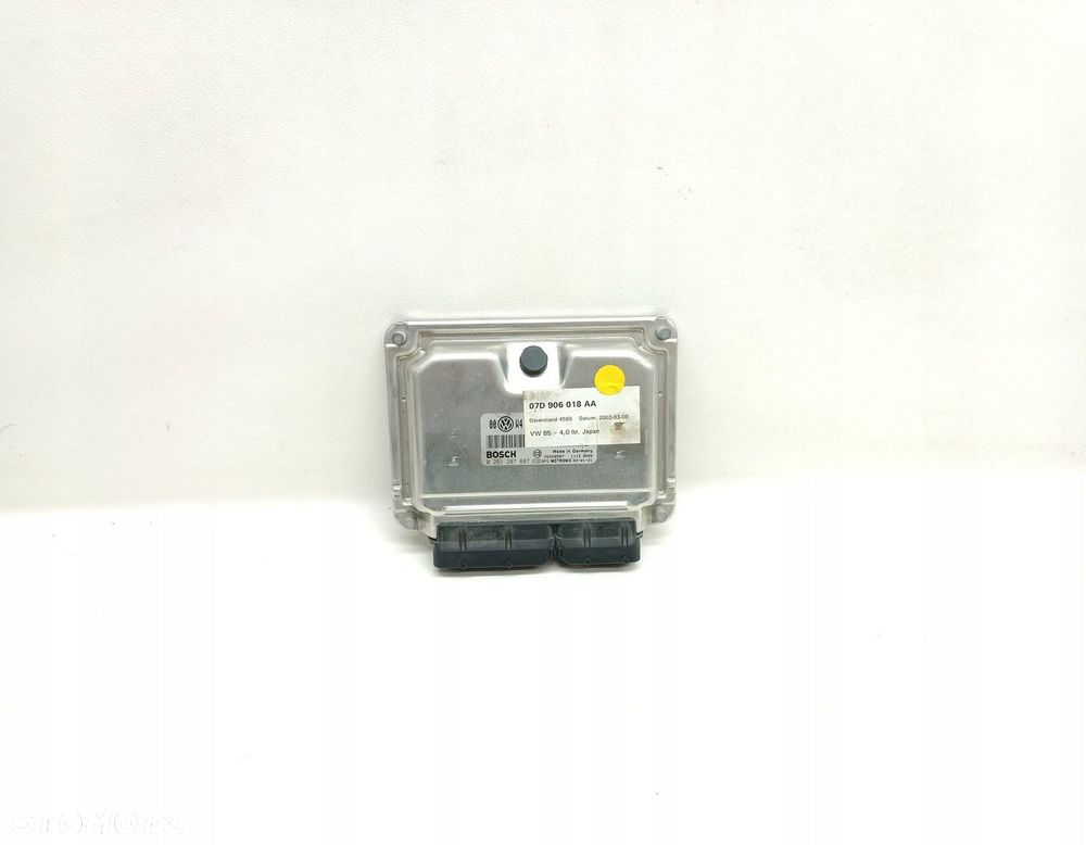 KOMPUTER SILNIKA STEROWNIK VW PASSAT B5 FL 4.0 W8 07D906018AA BDN - 1