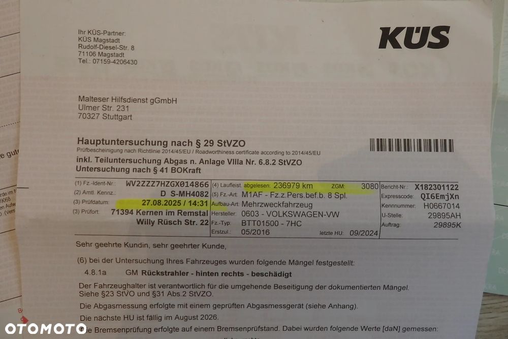 Volkswagen Transporter Kurz EU6 Plus Trendline - 7