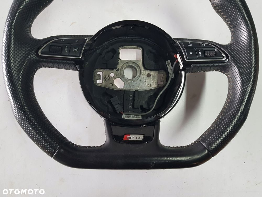 AUDI A3 8V 13-16r S-LINE KIEROWNICA SKÓRZANA 8V0419091R - 5