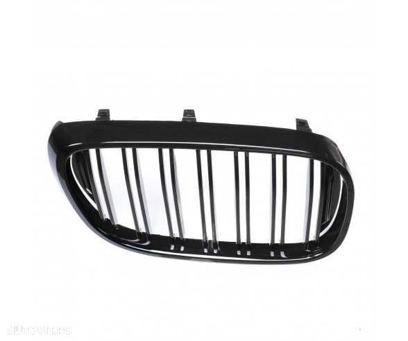 Grile Nari Duble BMW G11 G12 NFL 2015-2020, Non-Facelift, Negru Lucios - 4