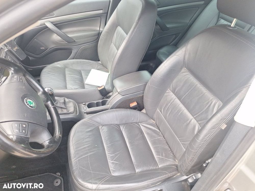 Dezmembrez Skoda Octavia 2 2.0 tdi BMM 4X4 1.8 BZB cod culoare 9102 9202 interior piele xenon - 11