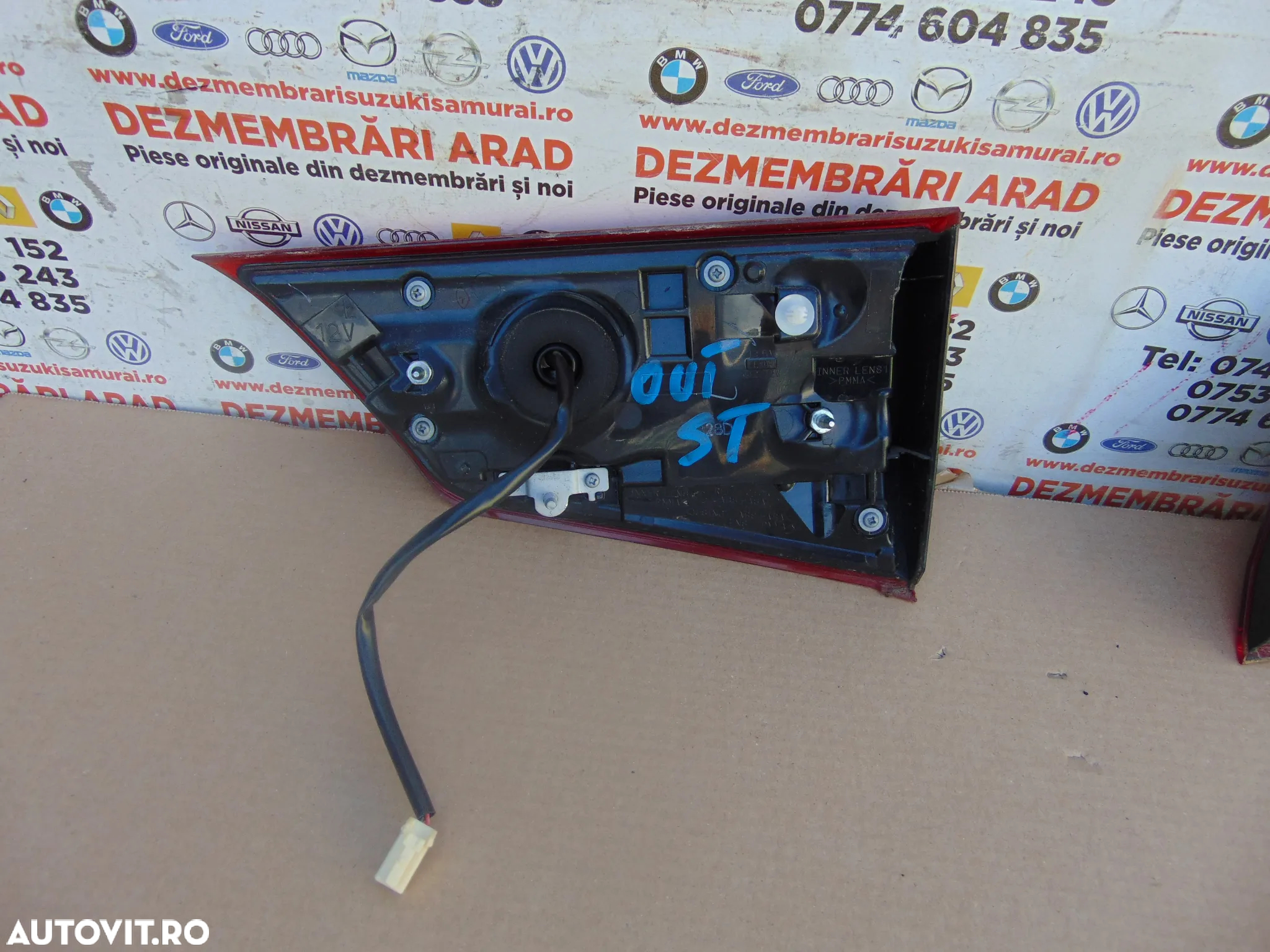 Stop haion Mitsubishi Outlander 3 facelift 2016-2021 stopuri stanga dreapta tripla spate lampa - 3