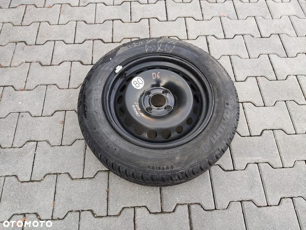 KOŁO DOJAZDOWE ZAPASOWE DOJAZDÓWKA 15 RENAULT CLIO IV LIFT 2016-2019 4X100 - 3