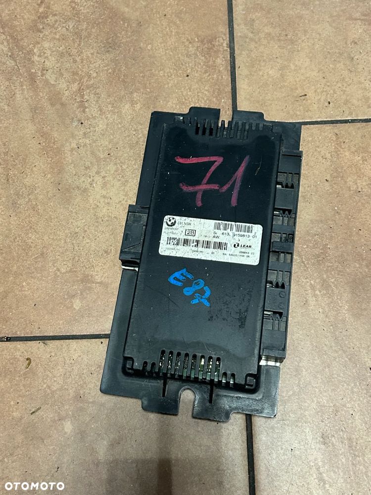 MODUŁ STEROWNIK ŚWIATEŁ BMW E81 9159813 - 2