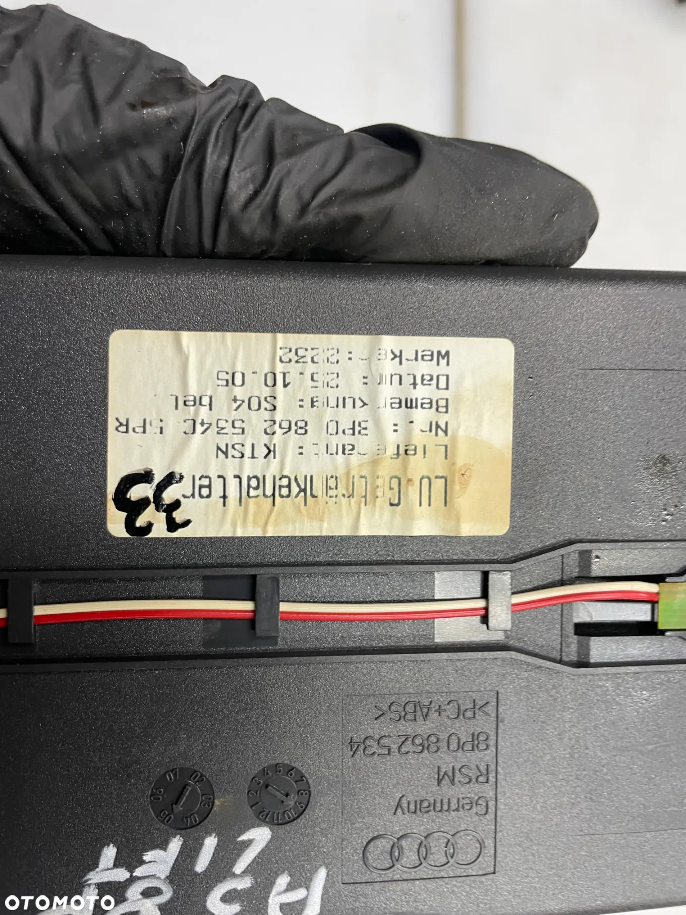 Uchwyt na kubek napój Audi A3 8P 8P0862534C 8P0862534 - 4