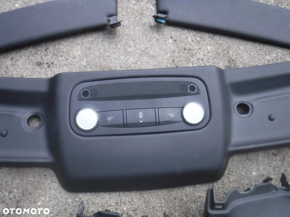 Audi TT 8J cabrio  oslona przod sloneczniki lampka oswietlenie slupki maskownice kpl - 2