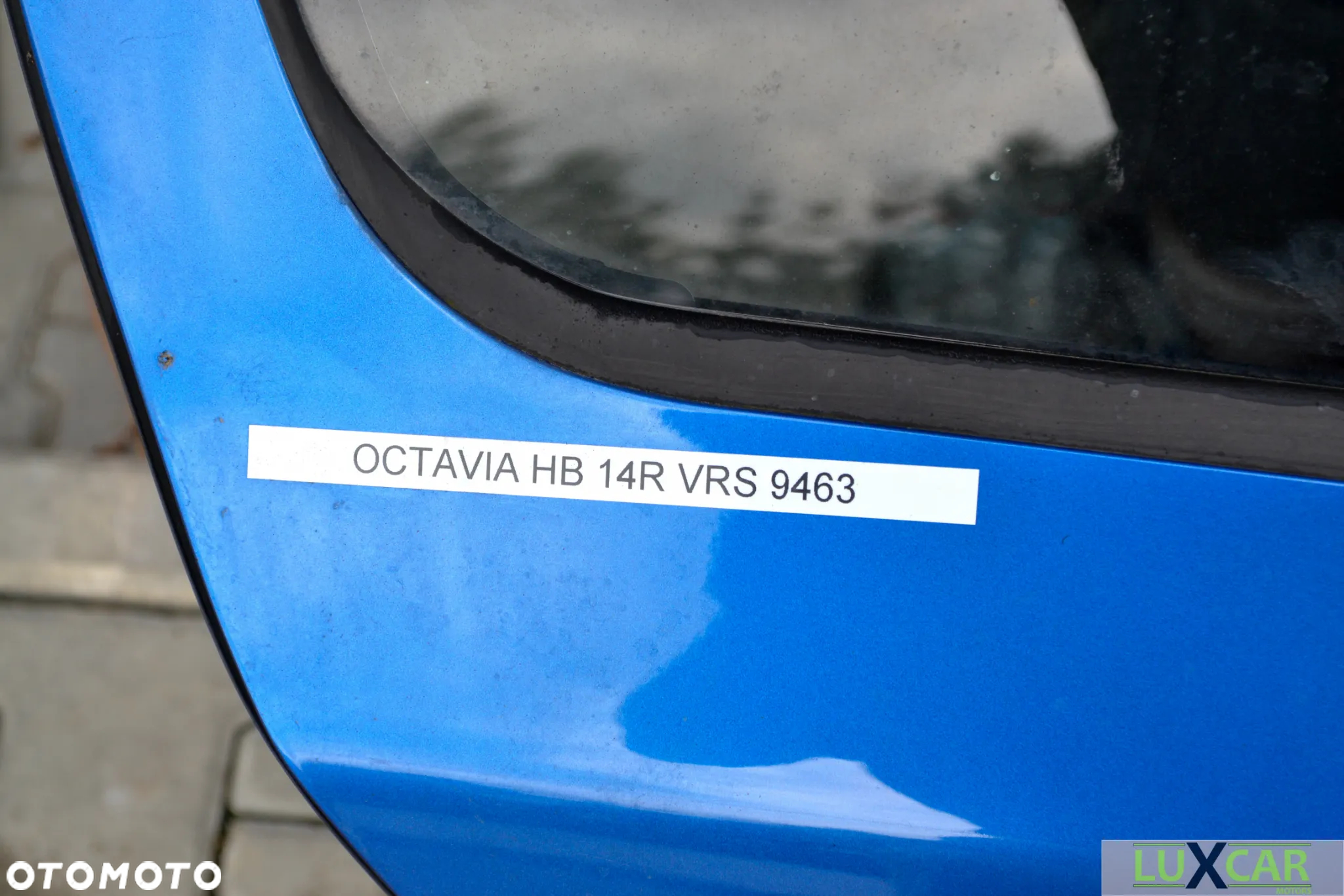 SKODA OCTAVIA II 2 VRS 5D HB DRZWI PRAWE TYŁ TYLNE NIEBIESKIE 9463 GORLICE RZ4/83 - 3