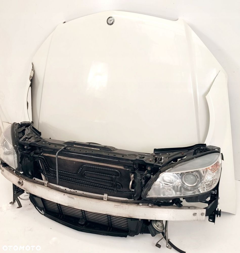 MERCEDES C W204 ZDERZAK AMG MASKA BŁOTNIK LAMPY BI XENON PAS CHŁODNICE - 12