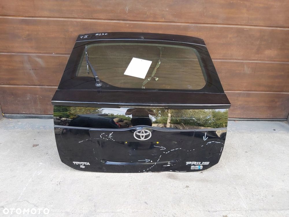 Toyota Prius III klapa bagażnika szyba - 1
