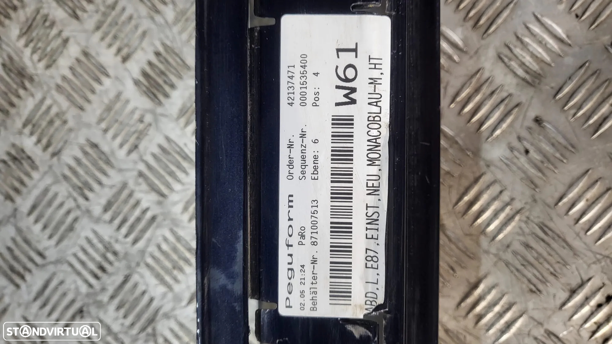 Embaladeiras Saias Laterais Originais BMW Serie 1 E87 5 Portas 7147401 7147400 - 8