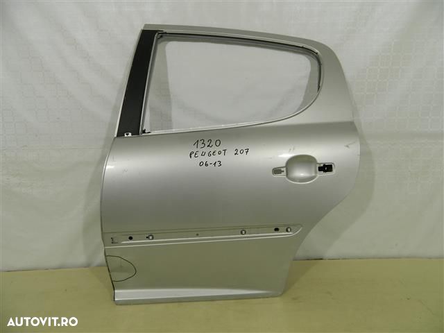 Usa stanga spate Peugeot 207 Hatchback, 2006, 2007, 2008, 2009, 2010, 2011, 2012, 2013, - 1