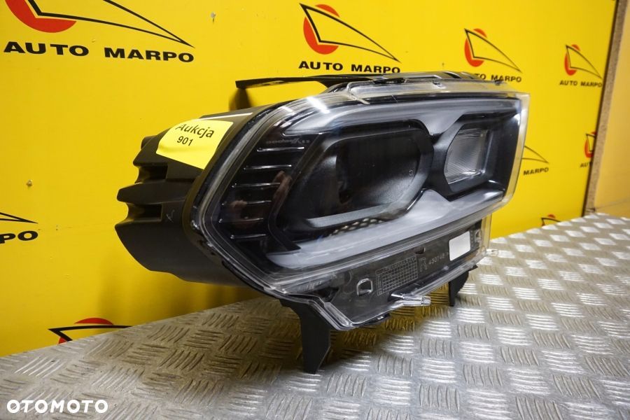 DODGE DURANGO LIFT 2021- REFLEKTOR LAMPA PRAWA CZARNA LED USA - 3