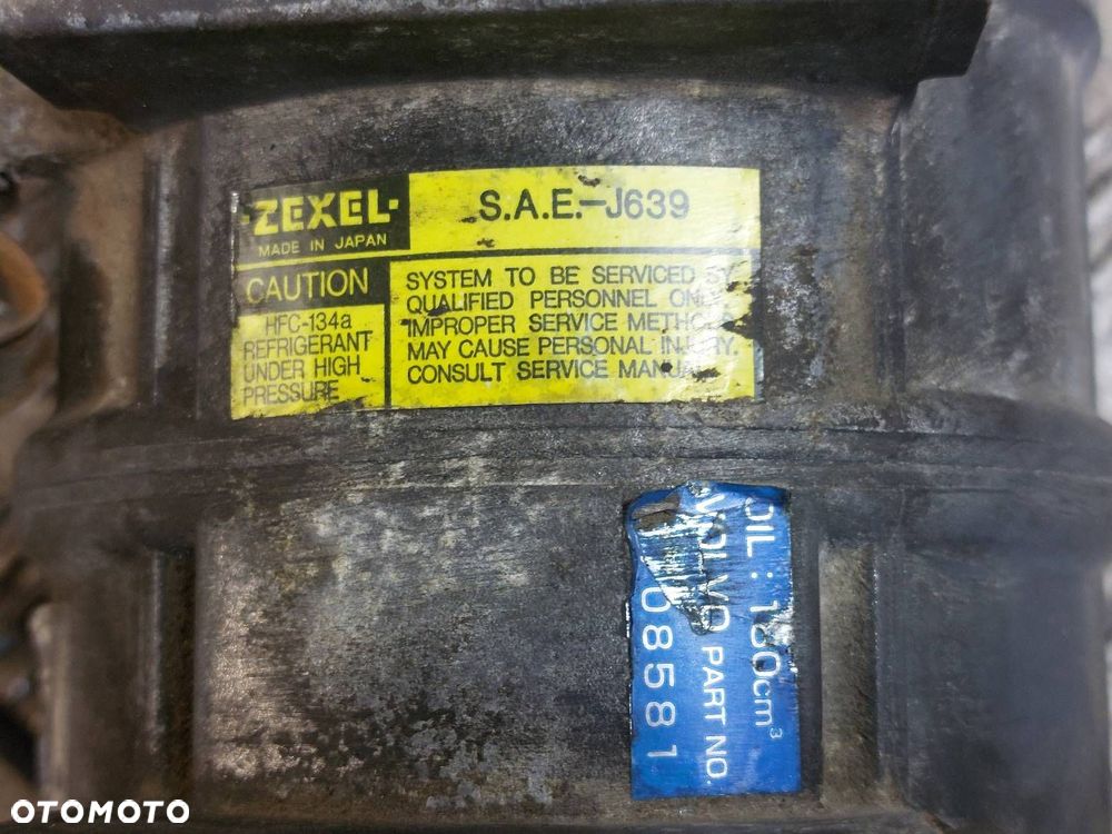 SPRĘŻARKA KOMPRESOR KLIMATYZACJI VOLVO S80 I 2.5 T SAE J639 - 5