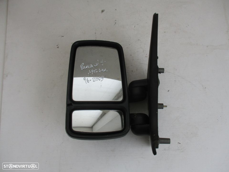 Espelho Retrovisor Renault Master Opel Movano 1996 a 2003 Esquerdo - 1