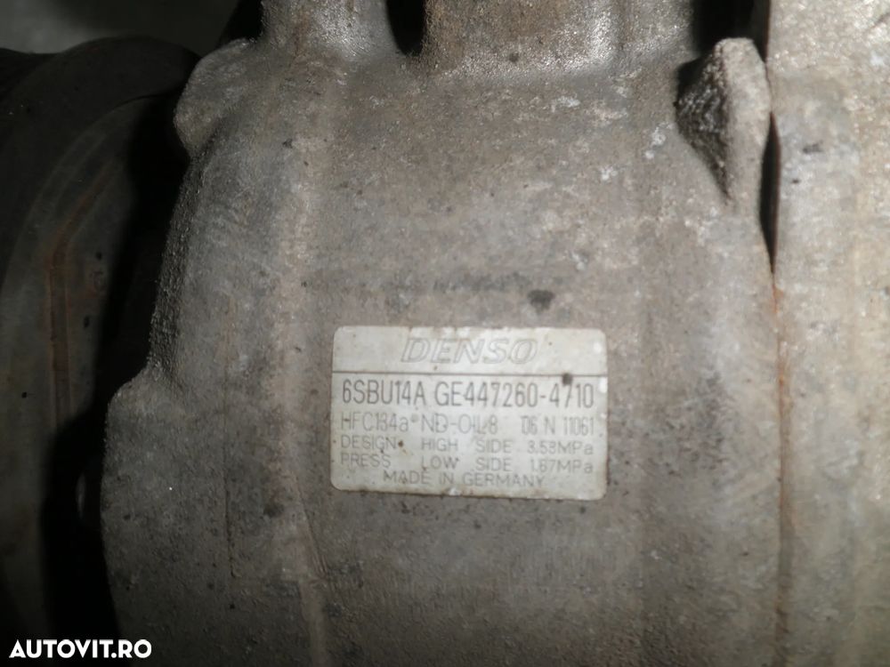 Compresor AC BMW Seria 5 F10 F11 2.0 d 6SBU14A 447260-4710 4472604710 - 3