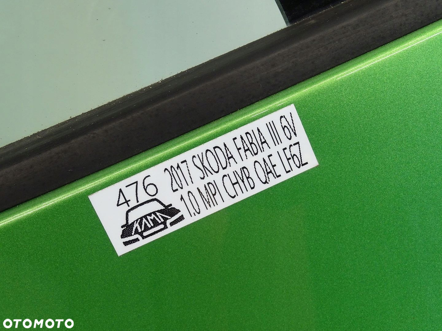 DRZWI LEWY TYŁ LEWE TYLNE SKODA FABIA III 6V  5D 5 DRZWI HB  LF6Z - 7