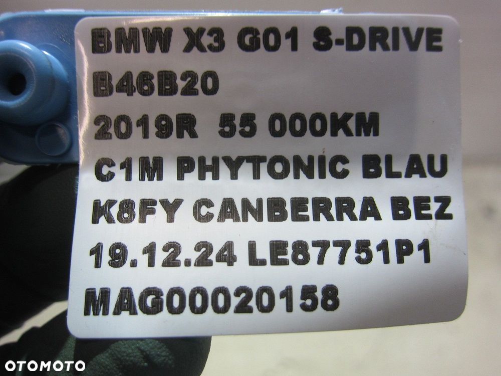 BMW X3 B46 G01 G02 PRZEWÓD RURA WĄŻ WODY WODNY 7535536 17127535536 ORYGINAŁ - 8