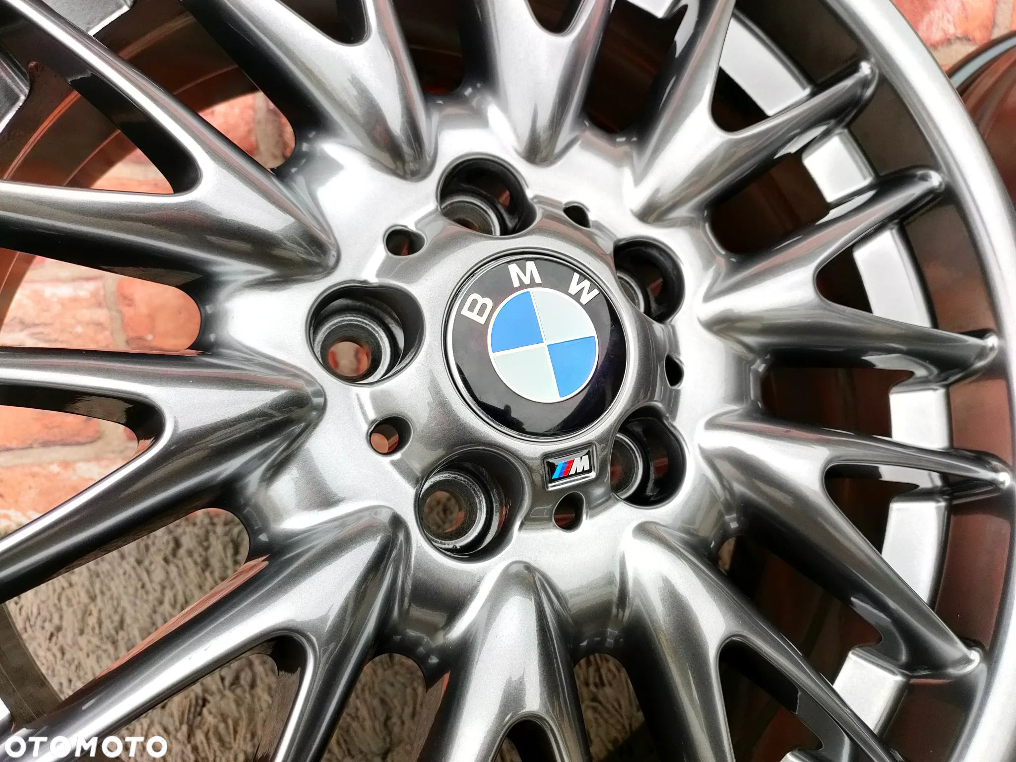 8j 8.5j oryginalne felgi 18 BMW 5x120 M pakiet Styling 72 seria 1 3 E36 E46 E90 Z3 Z4 E81 E87 F20 F30 F32 ET47 ET50 grafit Shadow Chrome - 8