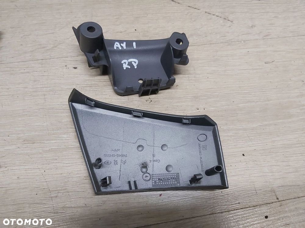 Toyota AYGO I Klamka rączka boczek drzwi prawy przód 74645-0H010 - 3