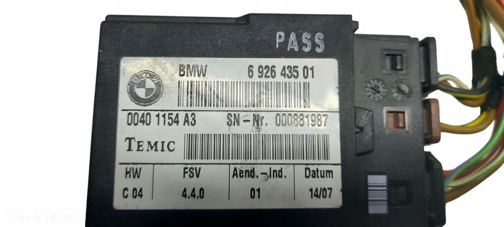 Bmw E81 E82 E87 E88 E90 E91 E92 Moduł Sterownik Komputer Fotela 6926435 - 3