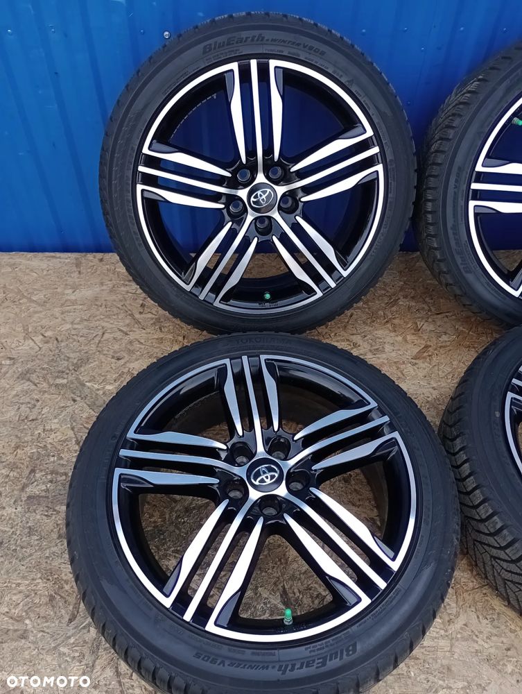 KOŁA ZIMOWE ALUMINIOWE TOYOTA C-HR 5X114 R19 7,5J ET50 OPONY 225/45 R19 96V YOKOHAMA BLUEARTH V905 - 4