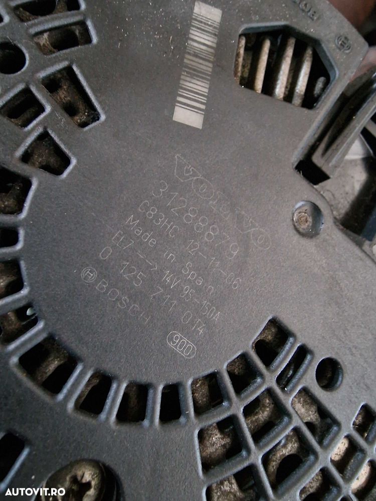 Alternator Volvo S60 V40 S40 2.0Diesel cod 31288879 - 3