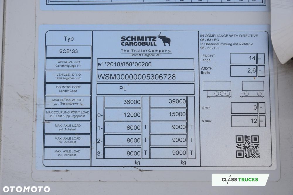 Schmitz Cargobull SKO FP 60 ThermoKing SLXi 300 - 15
