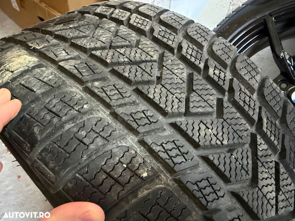 Jante BMW R18 cu anvelope iarna pirelii Jante18 complete iarna bmw G30 G31 jante doua latimi - 4